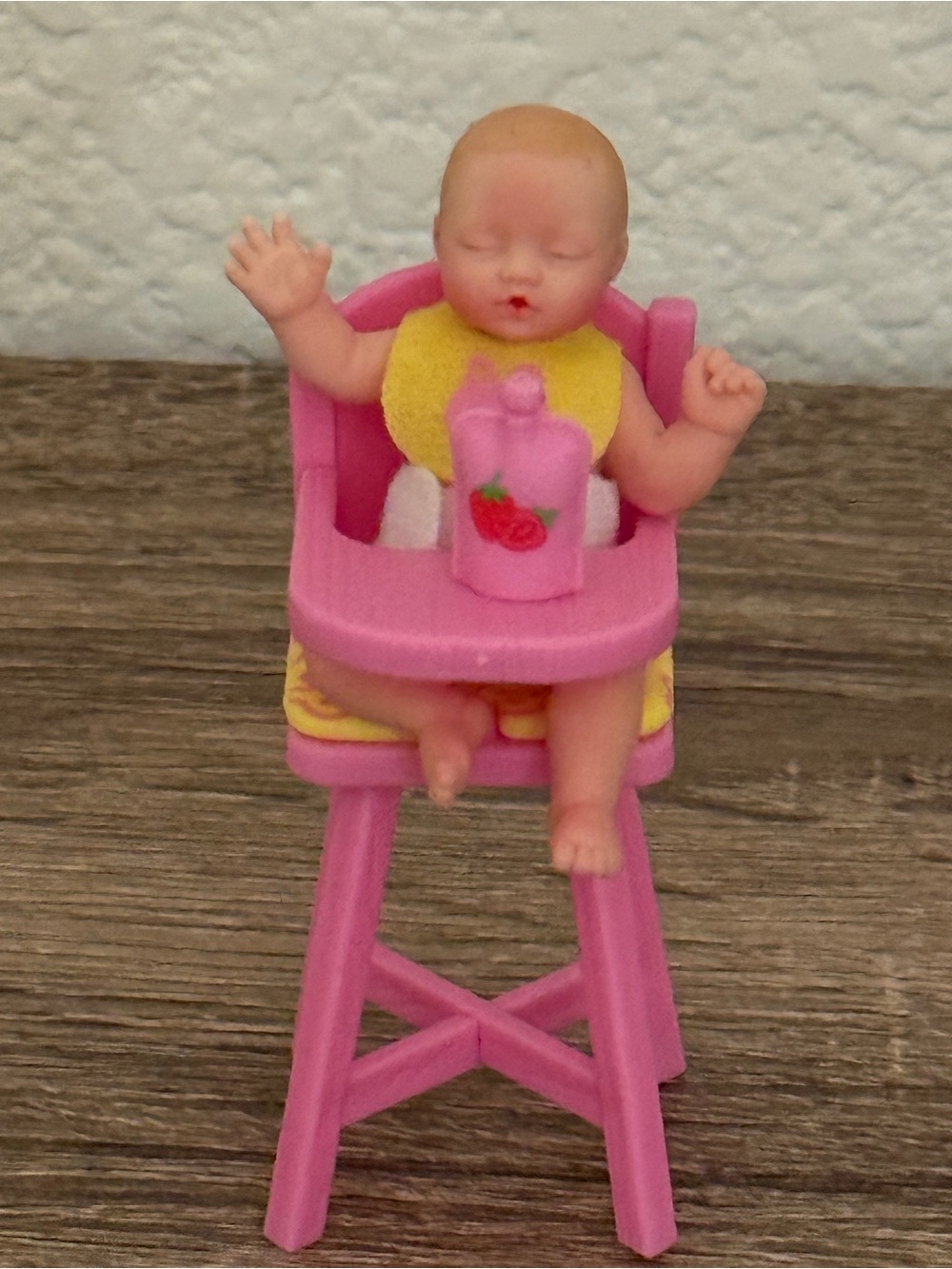 Zuru My Mini Baby Pink Hit Chair Set With Blonde Baby